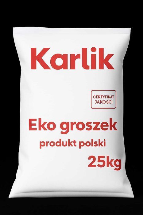 Groszek Premium, Wysoko Kaloryczny, Workowany, (eko-groszek,węgiel)