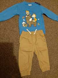 Bluza i spodnie - komplet dla chłopca rozmiar 80