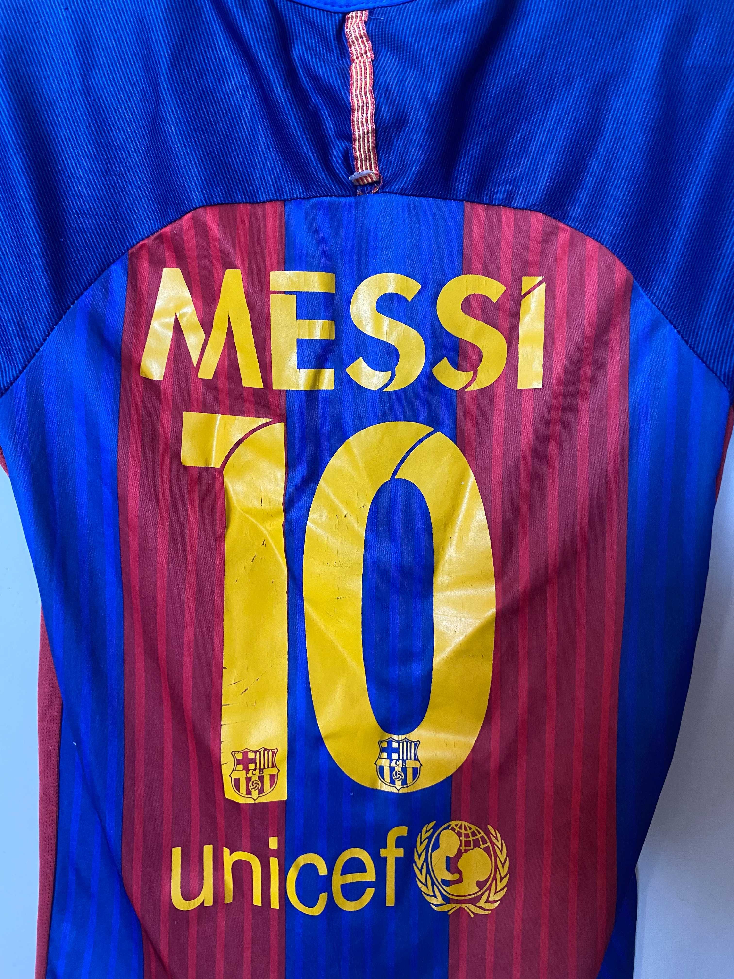 F.C. BARCELONA 2016 - 2017 nr 10 MESSI - Nike - dziecięcy - UNIKAT