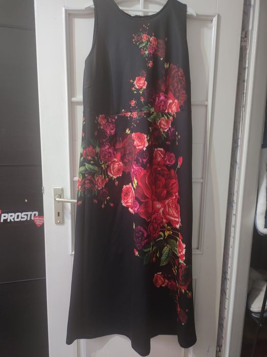 Sukienka długa kwiecista