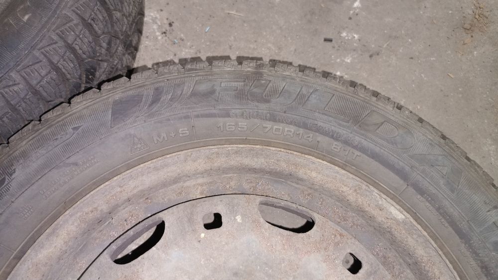 Koła, opony zimowe Golf, Polo, Ibiza, Fabia 5x100 165/60 R14
