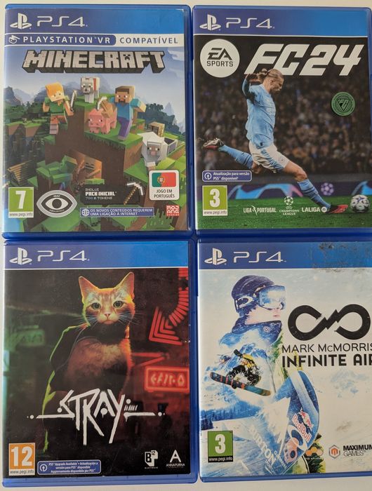 Jogos PS4 Usados - FC24, Infinite Air