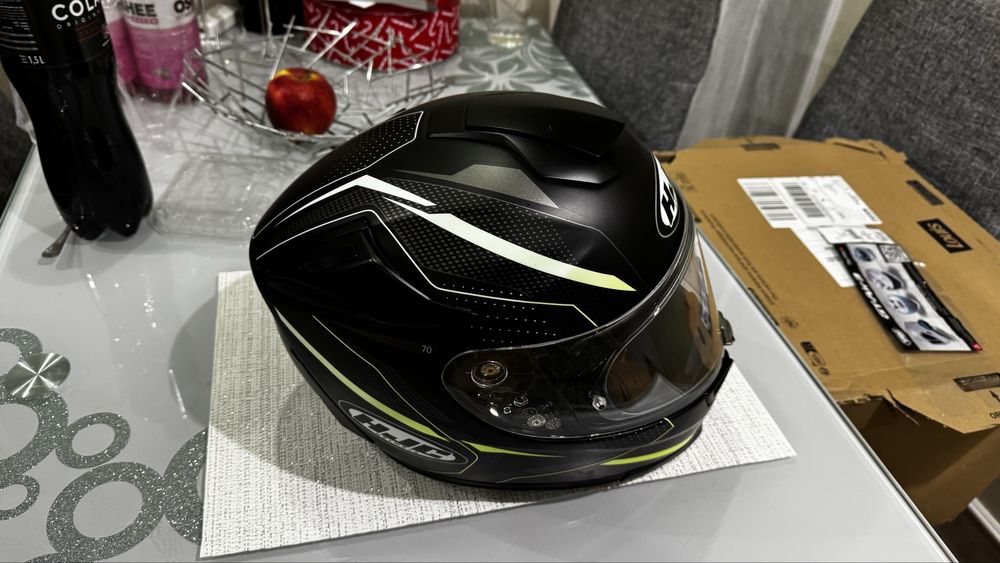 Kask HJC RPHA 70 dwa wizjery bezbarwny z pinlokiem i czarny rozmiar s