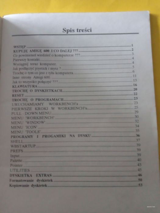 Sprzedam instrukcję obsługi komputera Amiga 600