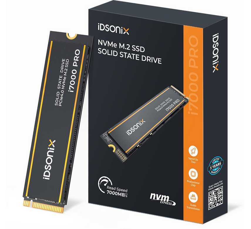 Wewnętrzny Dysk SSD iDsonix i7000 PRO 2TB M.2 PCIe