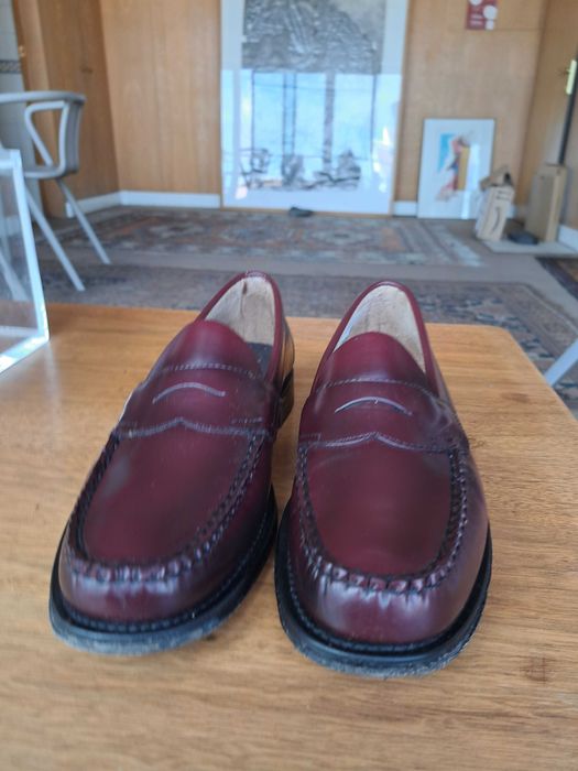 Sapatos Bass Weejuns Logan 44 cor de vinho