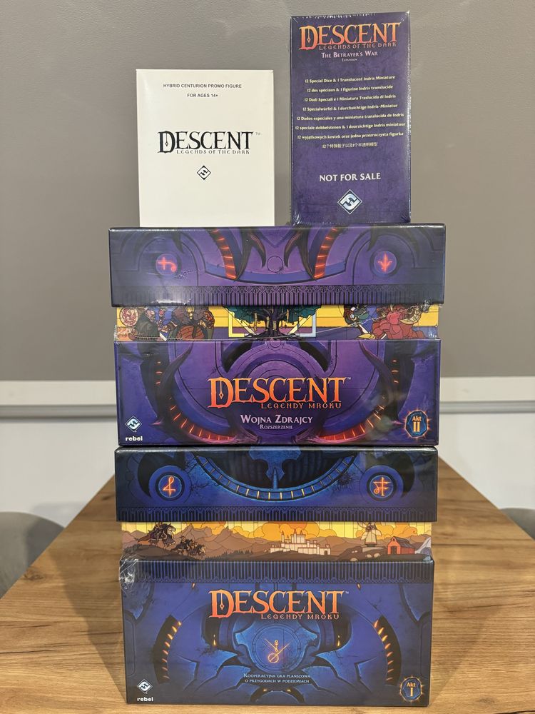 Gra planszowa: Descent Legendy Mroku + Wojna Zdrajcy