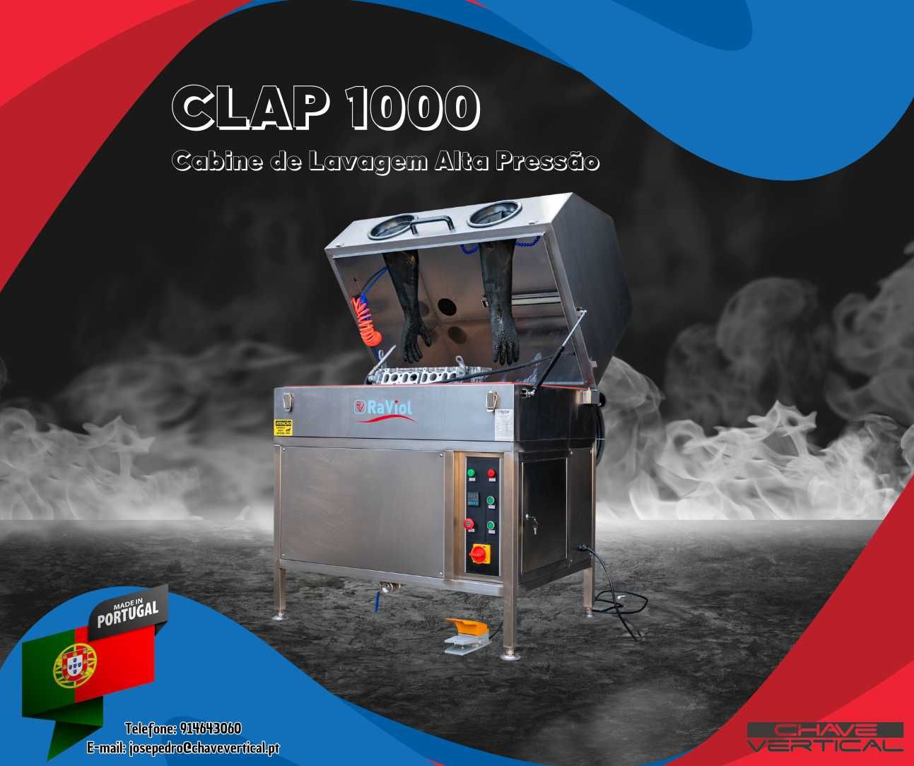 Cabine Lavagem Manual a Alta Pressão a Quente CLAP1000 RAVIOL  JR19