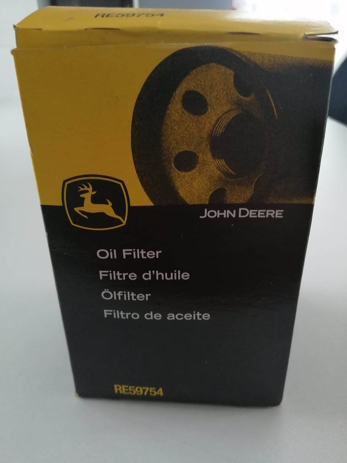 Filtr oleju John deere RE59754