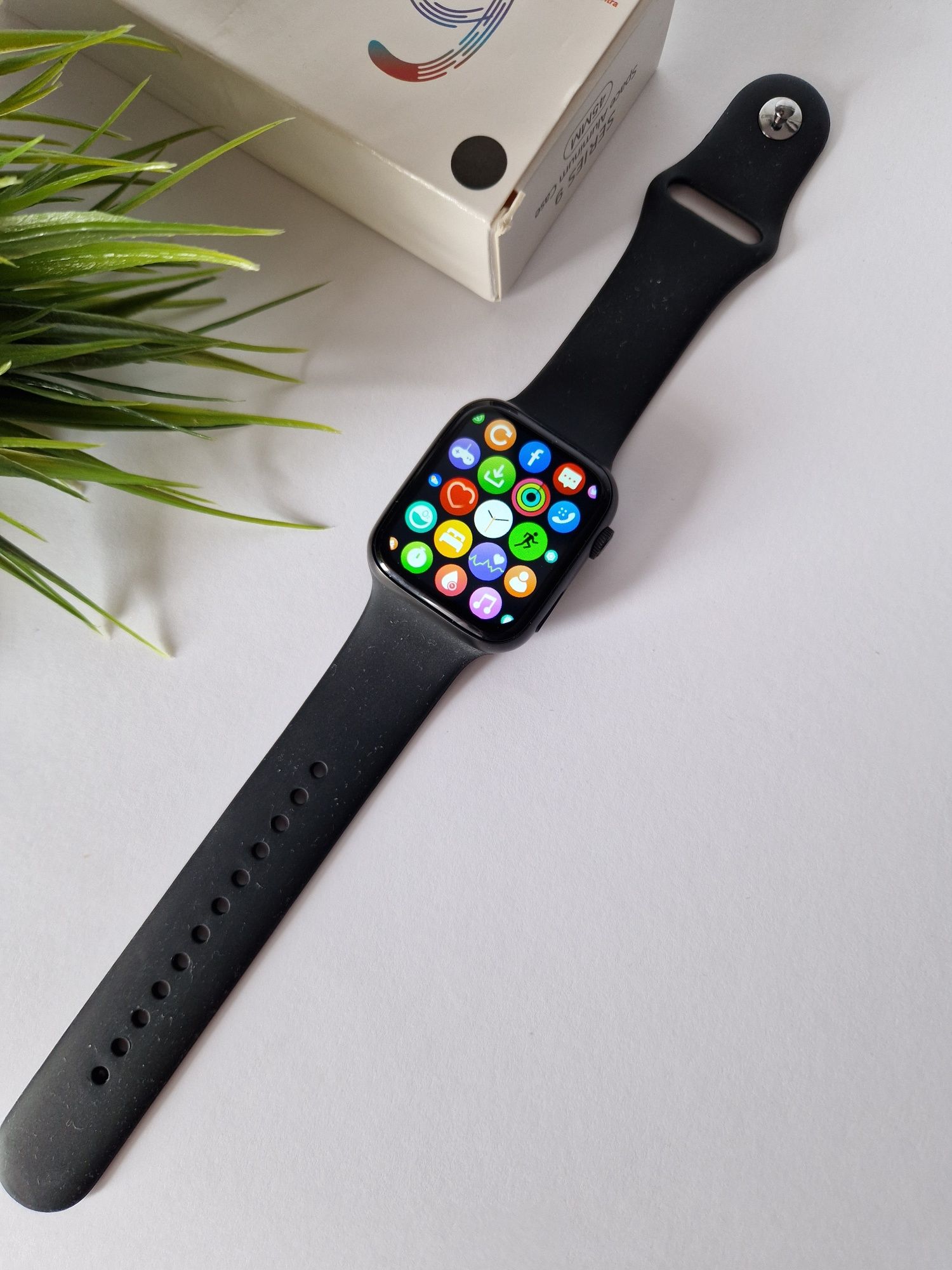 Smartwatch 9, komplet, nowy, amoled