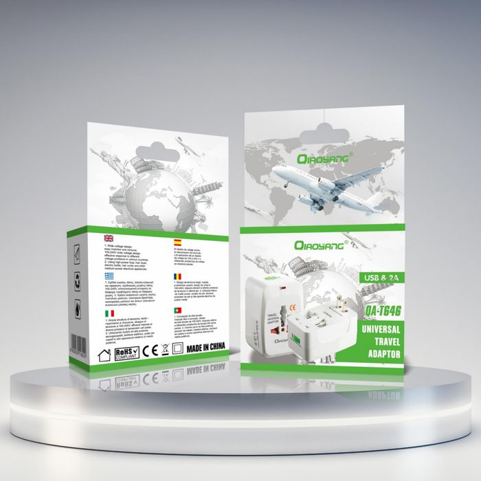 Adaptador Universal de Viagem QA-T646
