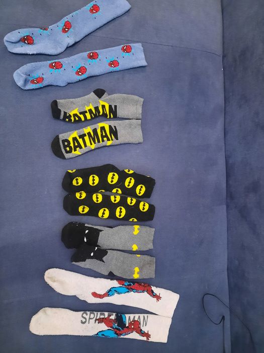 Skarpetki 30-33 batman spiderman grube