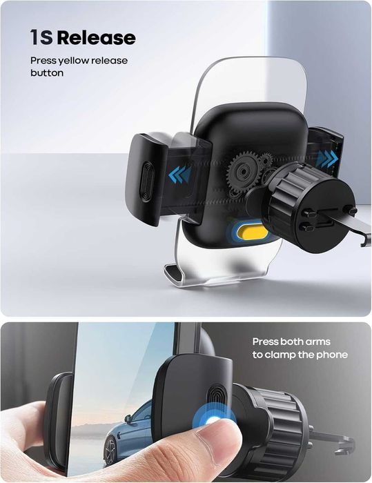 Uchwyt samochodowy Lamicall na telefon do kratki nawiewu