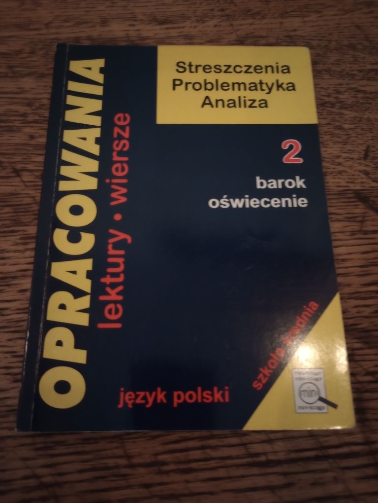 Opracowania 2. Barok. Oświecenie. Język polski