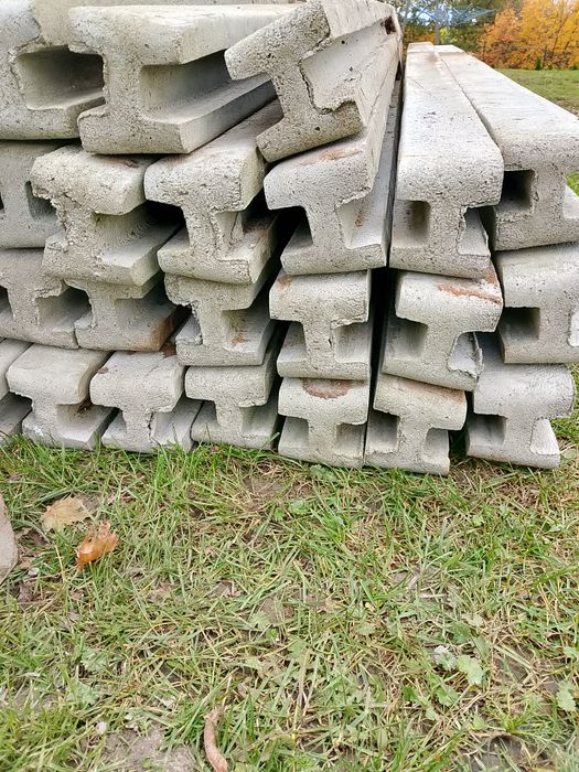 Słupki ogrodzeniowe betonowe