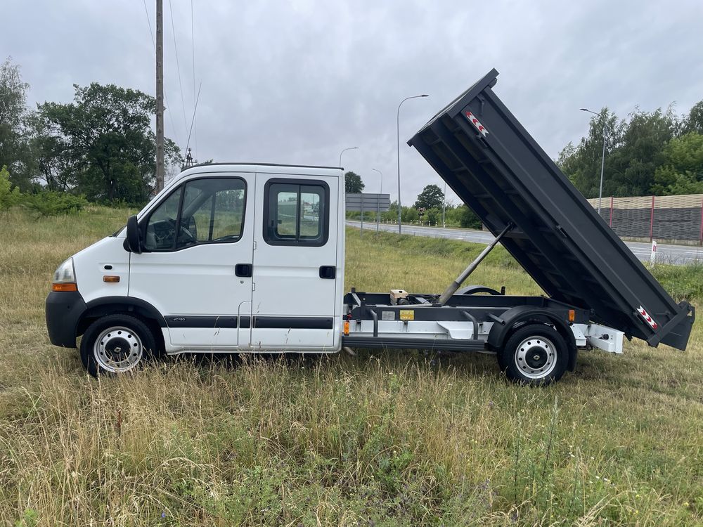 renault master doka wywrotka brygadowka 7 osob kiper klima