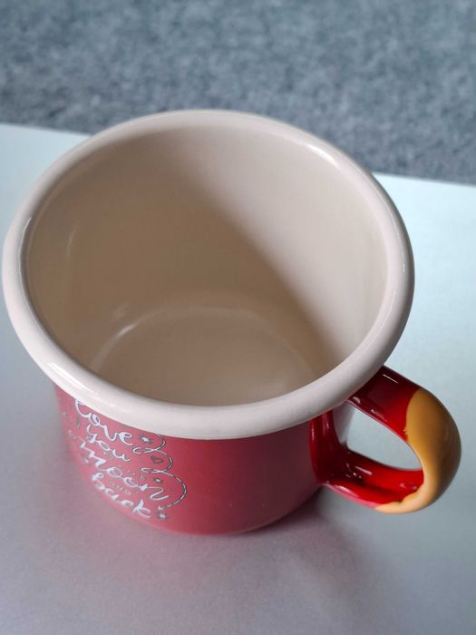 Zestaw 2 kubków emaliowanych dla pary idealny prezent - Kubki na kawę