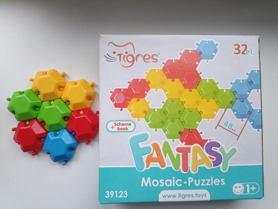 Мозаїка,дерев'яні пазли,кубики.