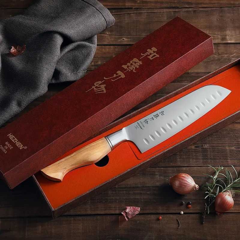 Набор Кухонных Ножей 5 ножей + Мусат + Ножницы