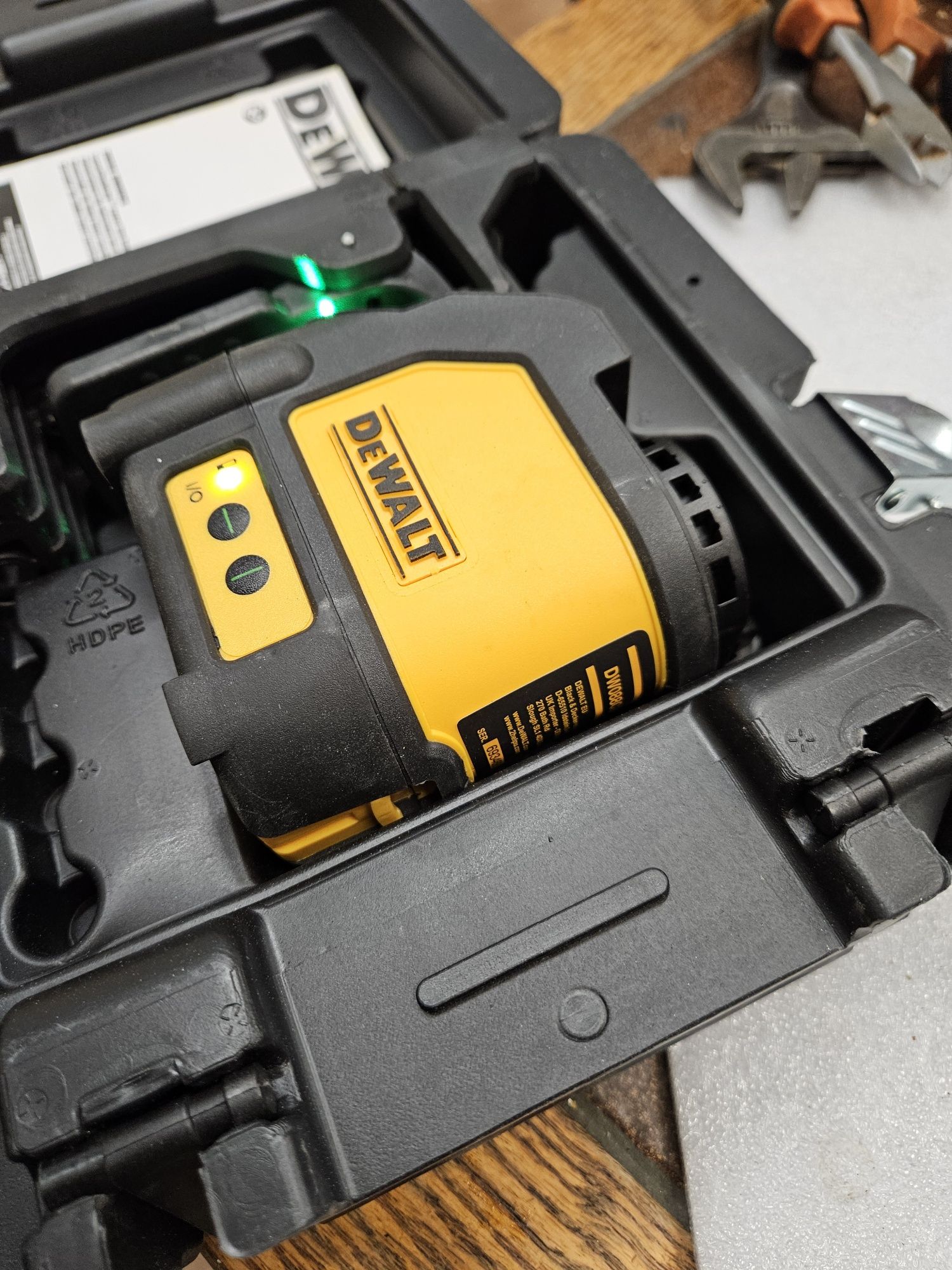 Laser dewalt zielony nowy poziomica laserowa