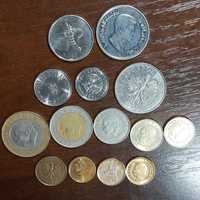 Монети Іорданії,  Еміратов  Турції Польші та інші
