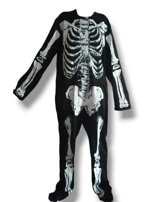 Карнавальний костюм скелет смерть хелловін для дорослих унісекс