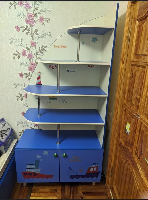 Стелаж для іграшок із якісного ДСП