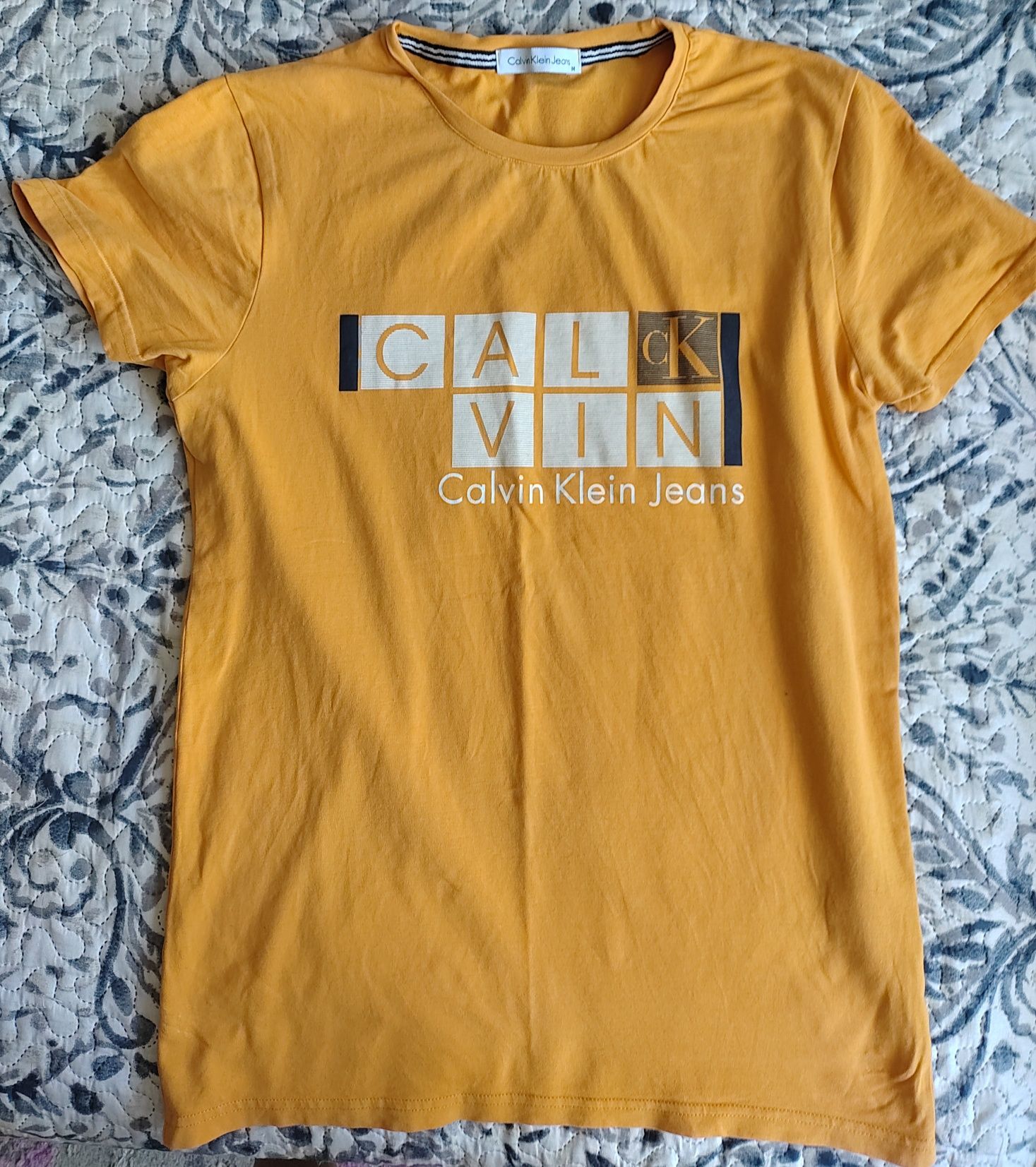 Koszulka Calvin Klein żółta męska M