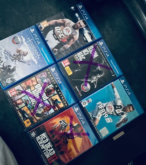 Диски Sony PlayStation 4 UFC FIFA HORIZON PS4