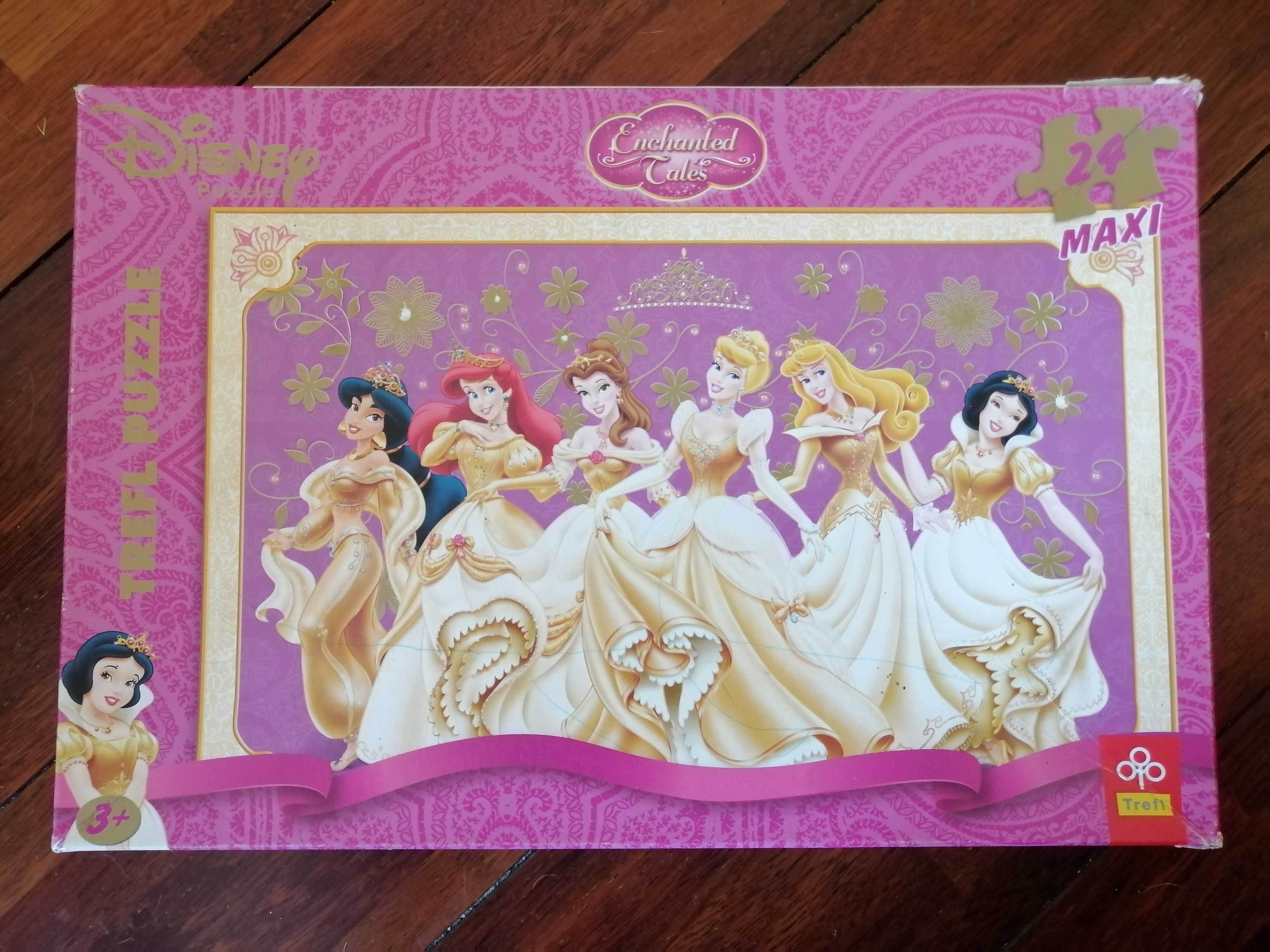 Trefl PUZZLE Disney księżniczki 24 części maxi