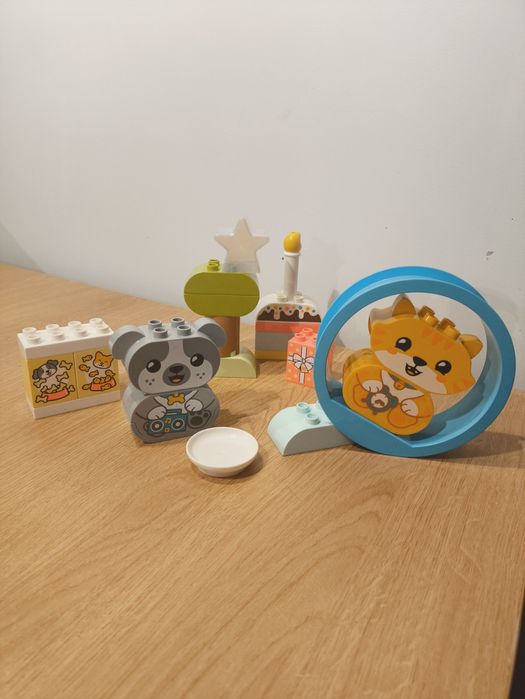 Lego duplo mój pierwszy szczeniak i kotek z odglosami dźwiękiem