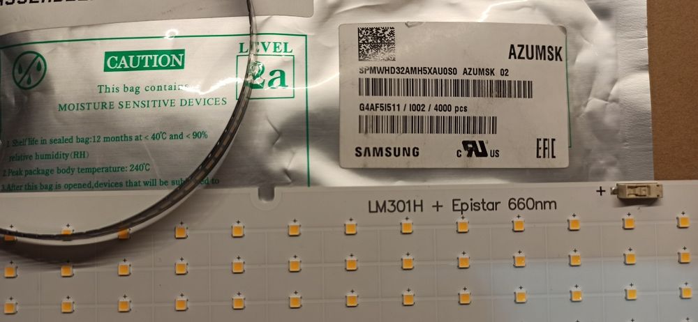 Panel LED 120W growbox do budowy lampy Samsung LM301H