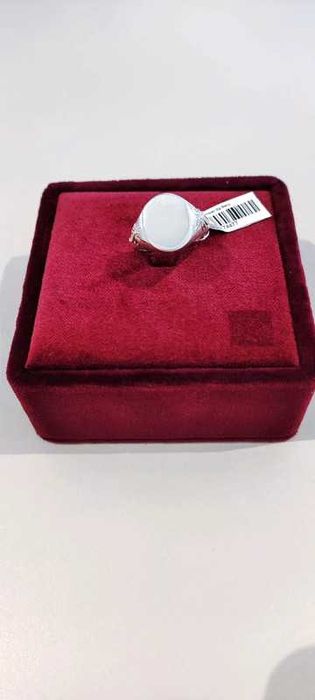 Pierścionek sygnet męski damski S925 nowy pinterest viral dzień kobiet