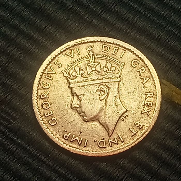 moeda prata 5 cents 1940
