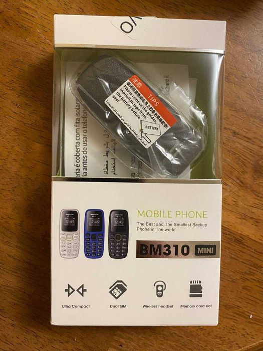 Міні Мобільний Телефон SERVO BM310 68мм чорний