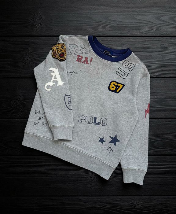 Polo Ralph Lauren світшот з обʼємними аплікаціями на 5-6 років