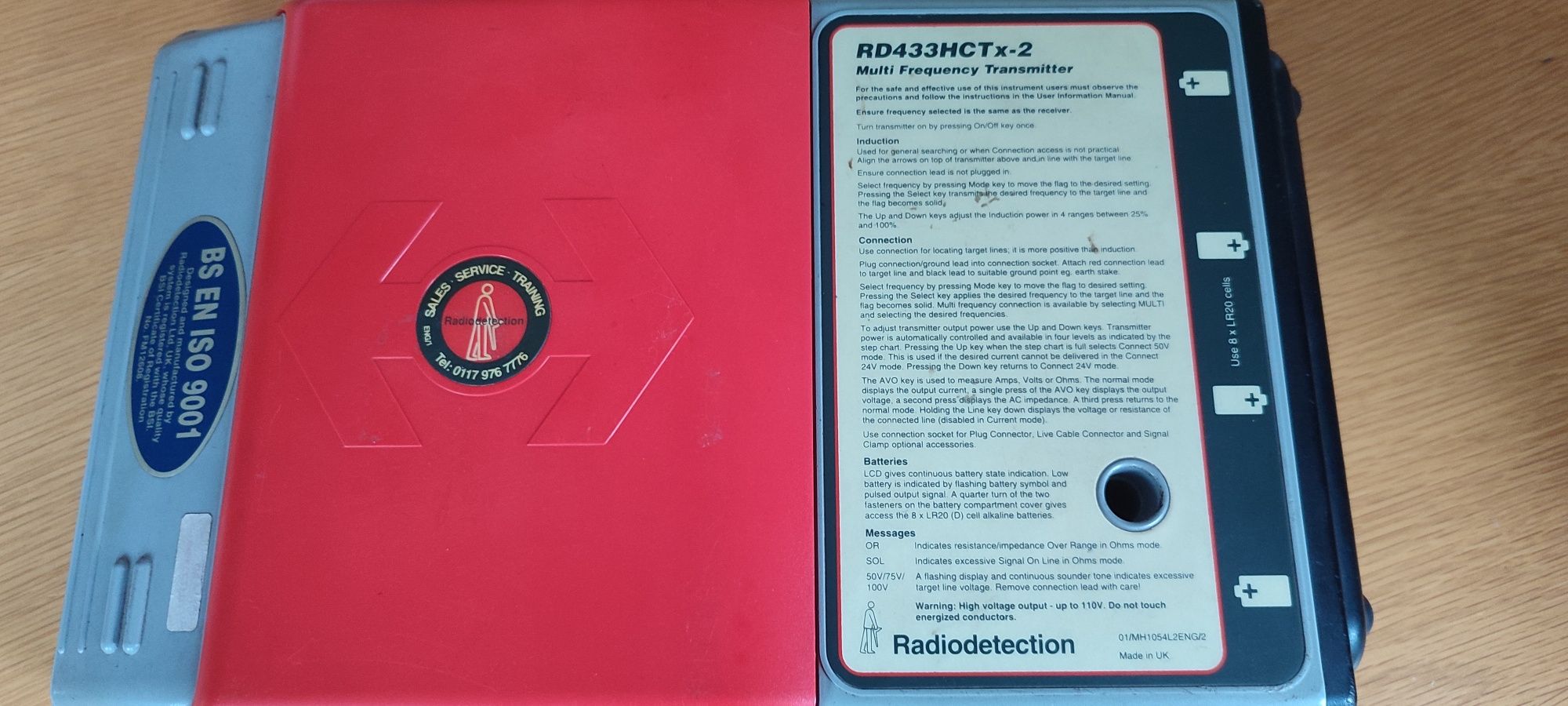 Radiodetection RD433HCTx-2