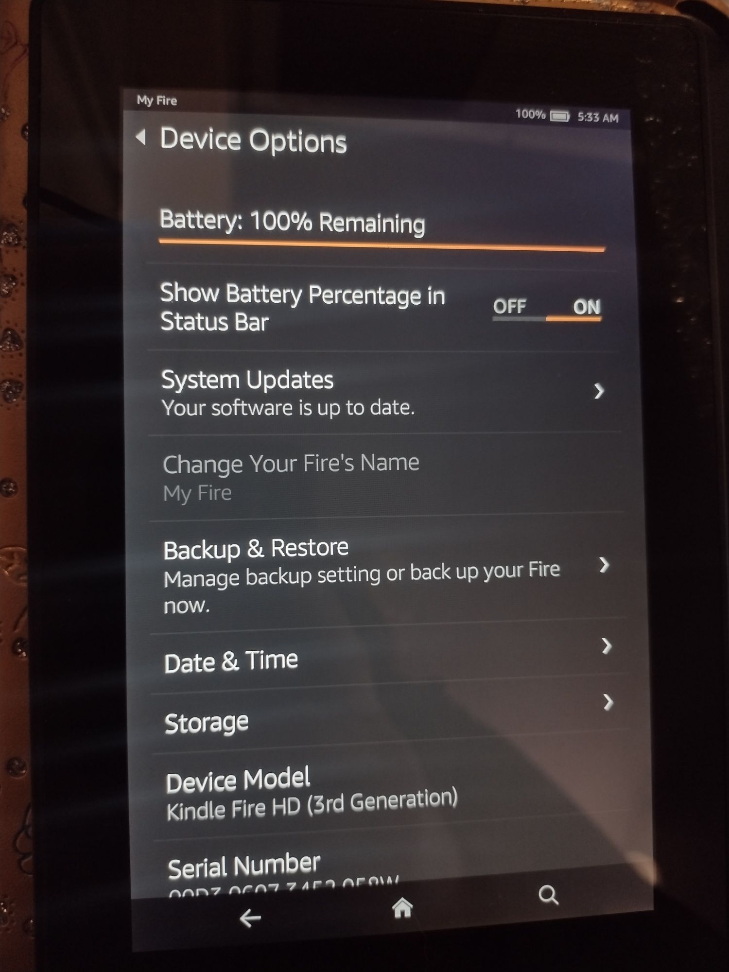 Tablet Amazon Kindle Fire HD 7" 1 GB / 16 GB