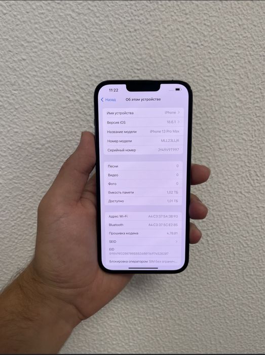 Iphone 13 Pro Max 1 TB Graphite