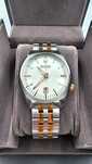 Bulova Accutron II Bikolor Srebrno-Złoty ~Piękny Kształt Koperty~