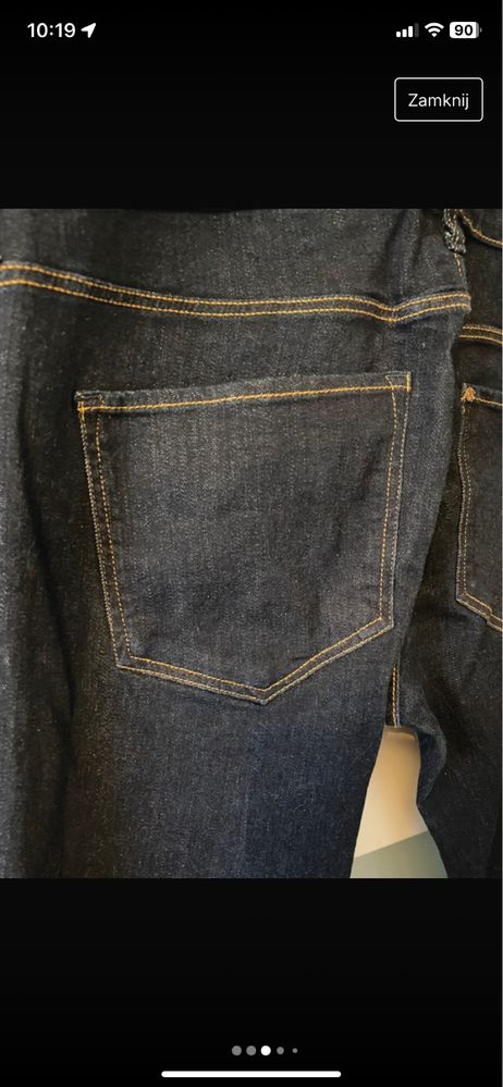 Jeansy ciążowe H&M 42/44