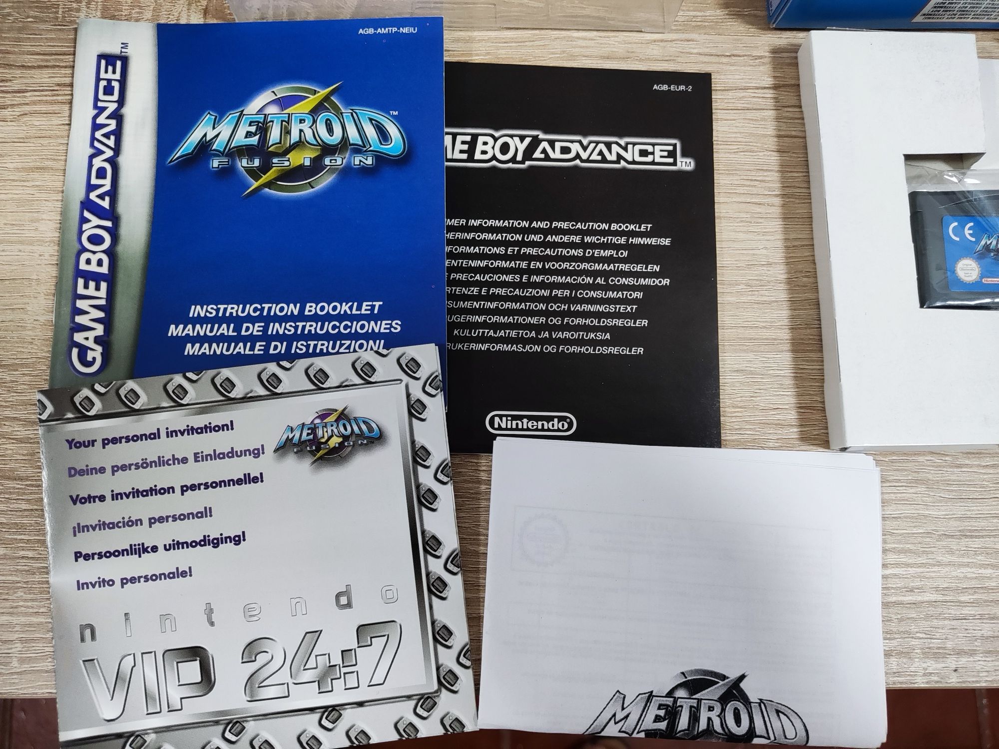 Metroid Fusion completo como novo game Boy advance