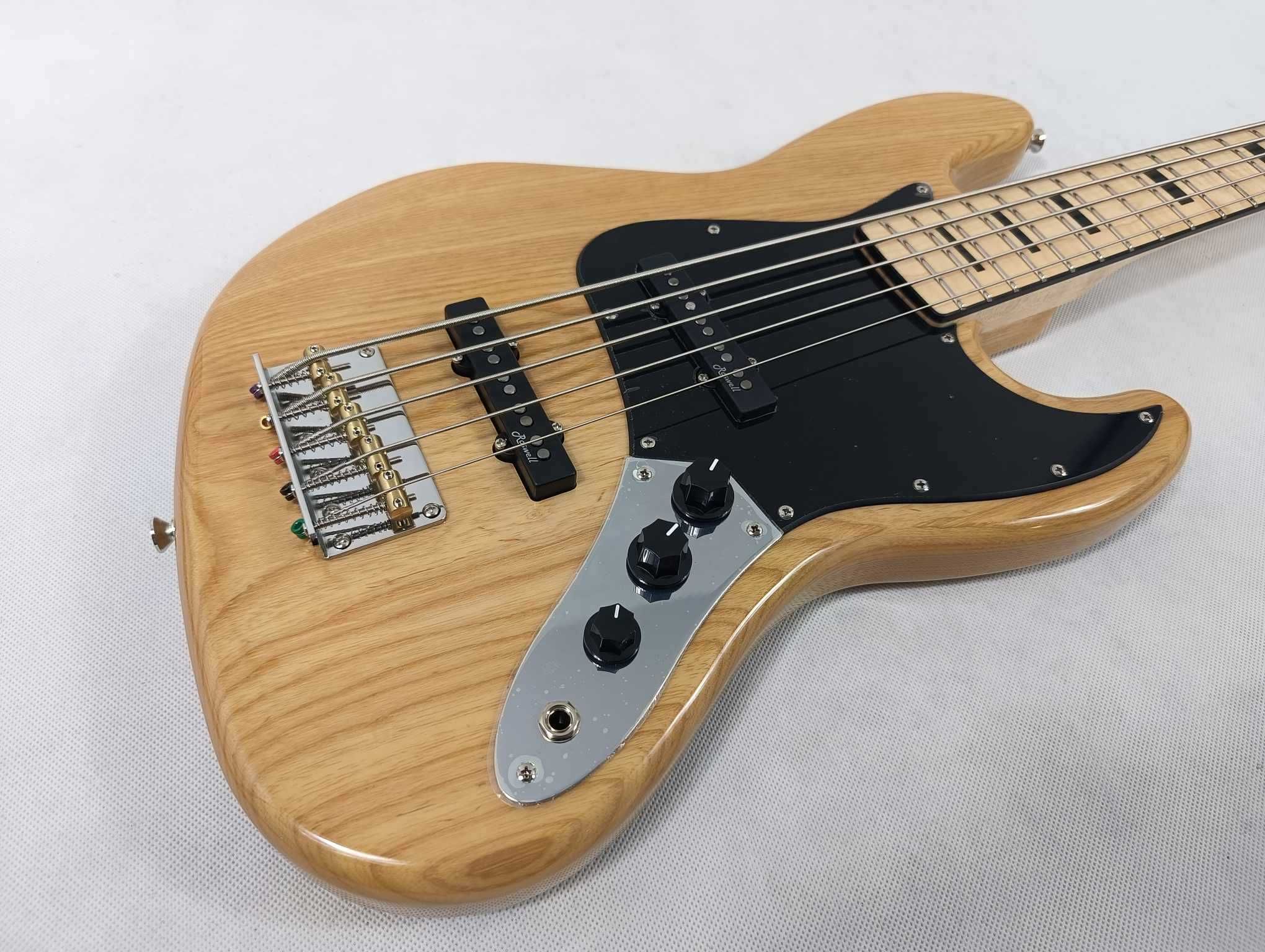 Gitara basowa 5 strunowa Harley Benton JB-75-5 MN NA-typ Jazz Bass