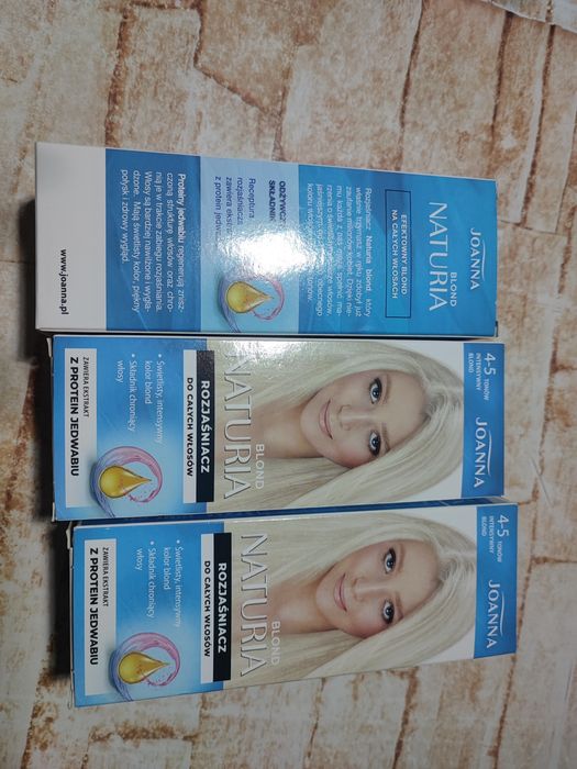 3 nowe rozjaśniacze z firmy Joanna 4-5