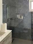 Painel de duche em vidro temperado — estilo walk-in