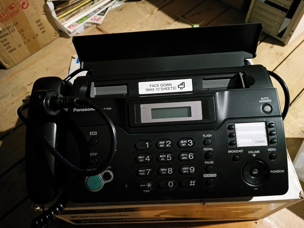 Факс Panasonic KX-FT 932 UA black