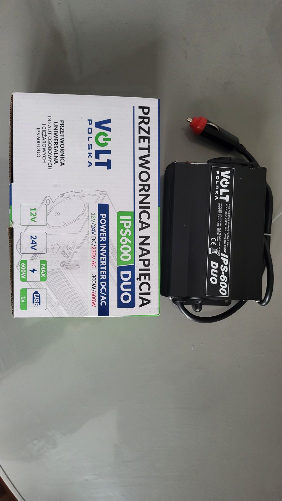 Інвертор volt polska 12v/24v 230 300w/600w