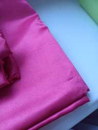 Тканина 6м Креп сатин рожевий фуксія