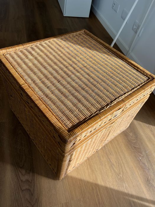 Baú cesto de arrumação