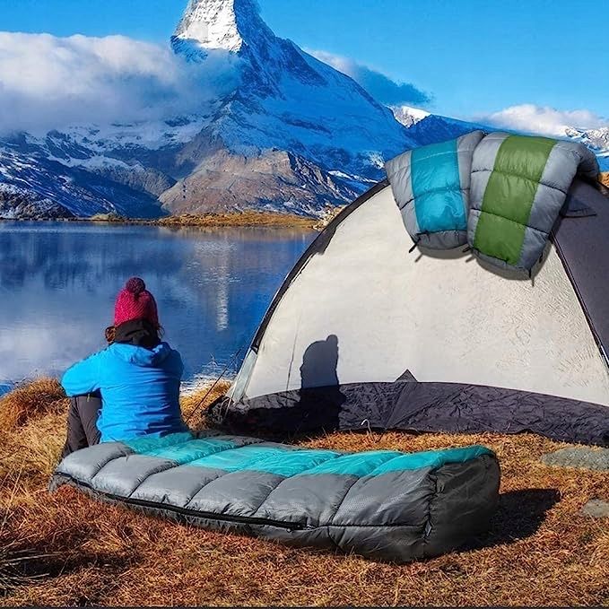 ŚPIWÓR KEMPINGOWY CIEPŁY lekki bessport do 5 stopni